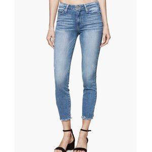 Paige Hoxton Crop Jeans in Atterbury